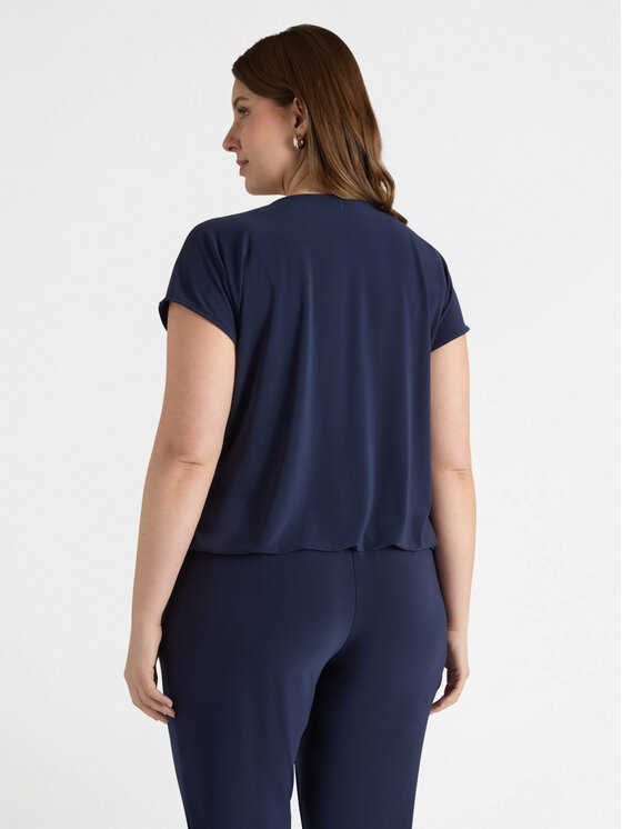 Fiorella Rubino Fiorella Rubino T-Shirt G448L008236N034 Niebieski Regular Fit