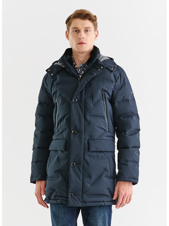 Pako Lorente Pako Lorente Kurtka puchowa P23WF-5X-001 Granatowy Classic Fit