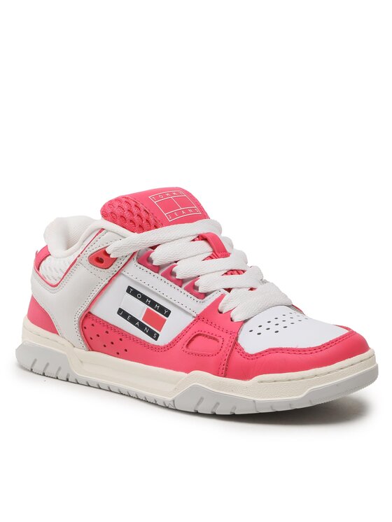 Tommy Jeans Tommy Jeans Laisvalaikio batai Skate Sneaker EN0EN02129 Rožinė