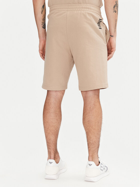 EA7 Emporio Armani EA7 Emporio Armani Pantaloni scurți sport 8NPS65 PJVRZ U6155 Bej Regular Fit
