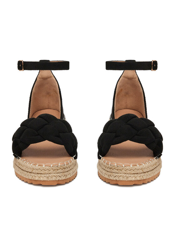 DeeZee DeeZee Espadrile LE601-59 Črna