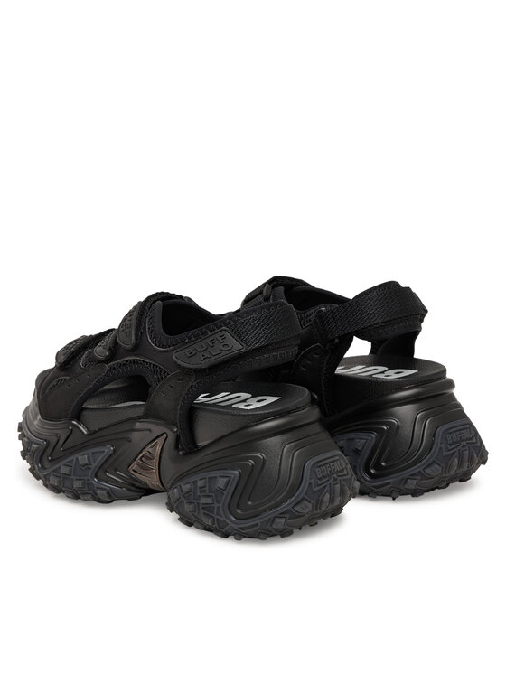 Buffalo Buffalo Sandali Cerbo Sandal Track 1602366 Nero