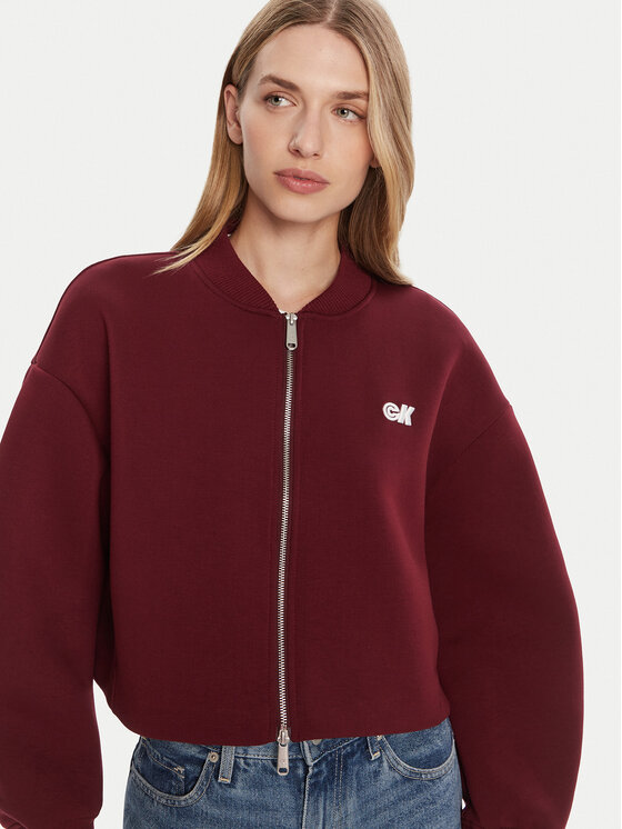 Calvin Klein Jeans Calvin Klein Jeans Bomber-jakk LV047C524G Bordoopunane Oversize