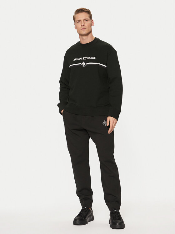 Armani Exchange Armani Exchange Majica dugih rukava XM000226 AF12656 UB001 Crna Regular Fit