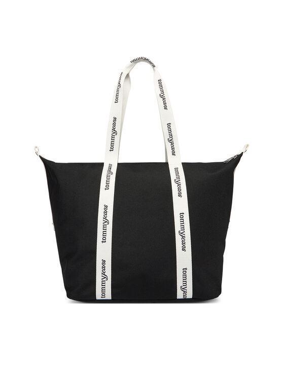 Tommy Hilfiger Tommy Hilfiger Käekott Tjw Ess Daily Tote AW0AW18461 Must