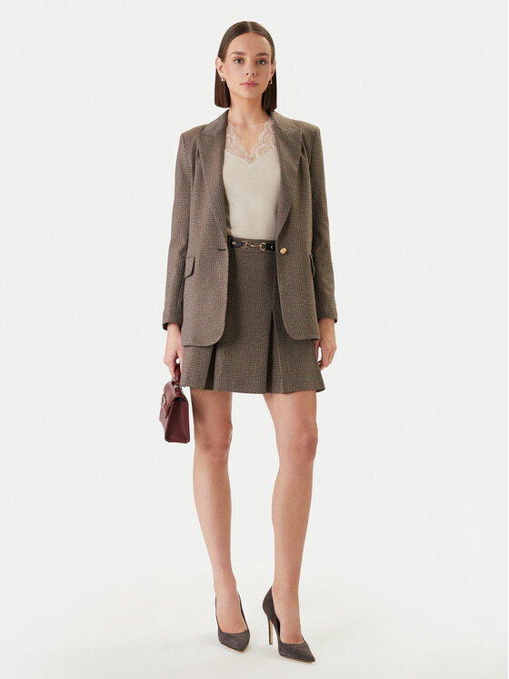 Morgan Morgan Φούστα mini 261-JEN.F Καφέ Regular Fit