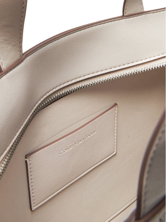 Calvin Klein Jeans Calvin Klein Jeans Borsetta Sculpted Mini Ew Tote LV04K3111G Écru