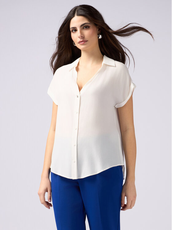 Oltre Oltre Camicia 5185J000733N011 Bianco Over Fit