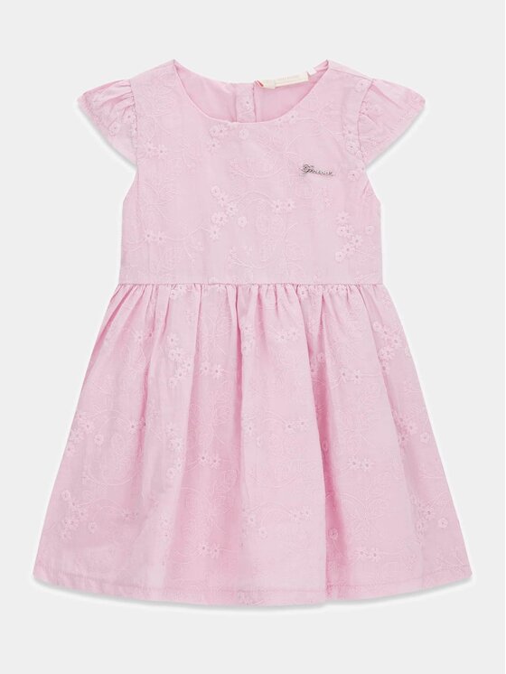 Guess Kids Guess Kids Vestito da giorno 181804 Rosa Classic Fit