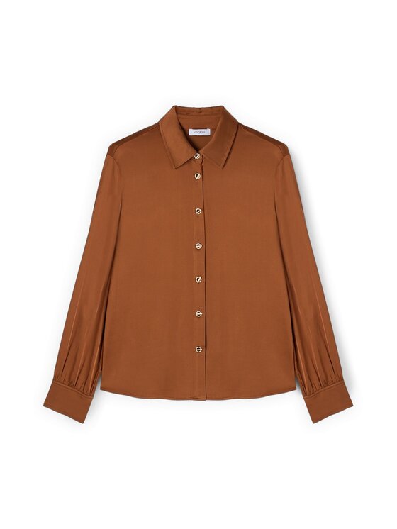 Motivi Motivi Camicia 5273Q000869N022 Marrone Regular Fit