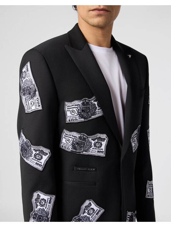 PHILIPP PLEIN PHILIPP PLEIN Giacca da abito 31278 Nero Regular Fit