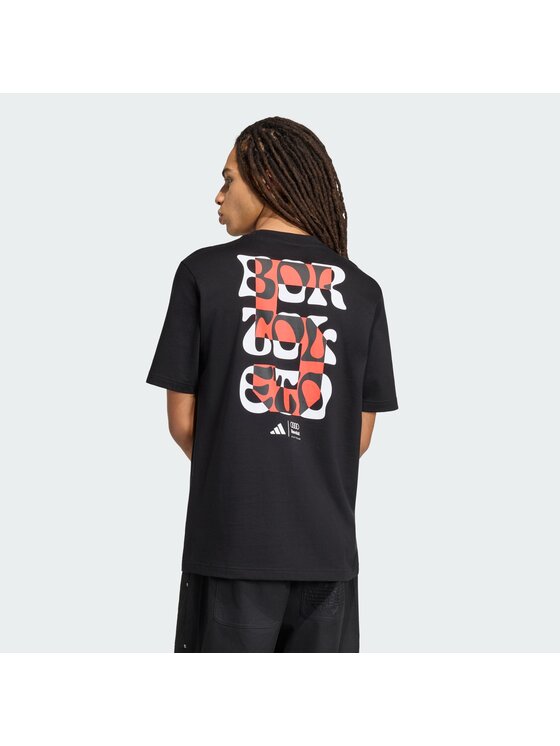 adidas adidas T-Shirt 165126 Czarny Regular Fit