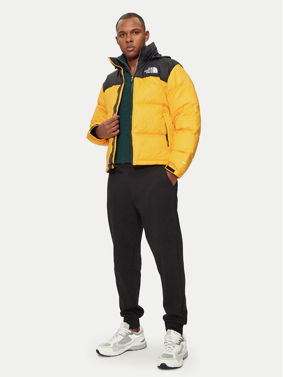 The North Face The North Face Kurtka puchowa 1996 Retro Nuptse NF0A3C8D Żółty Regular Fit