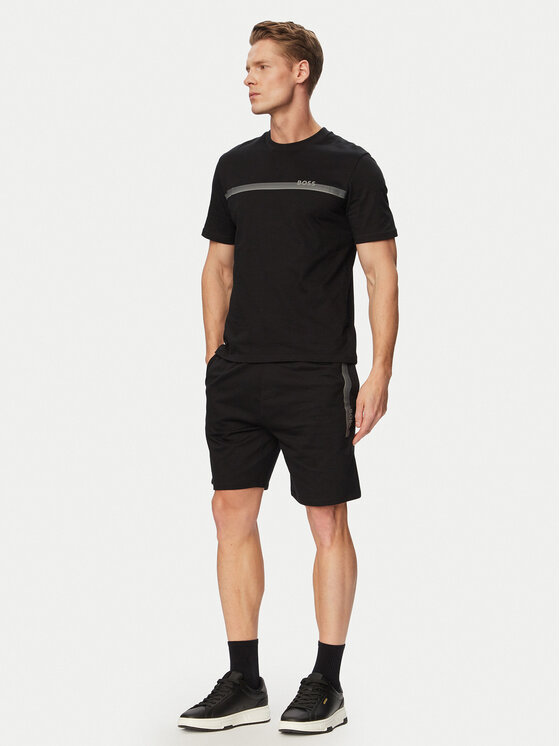 BOSS BOSS T-Shirt Authentic 50561470 Schwarz Regular Fit