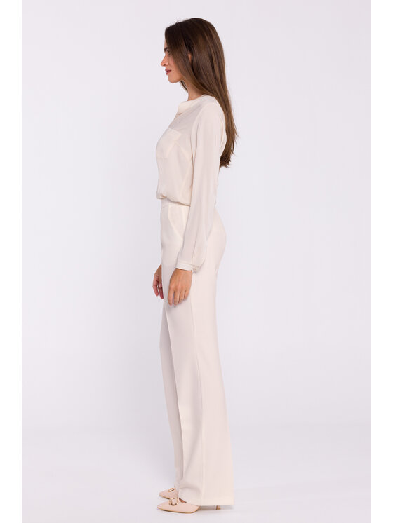 Stylove Stylove Spodnie materiałowe S371 Écru Ladies Fit