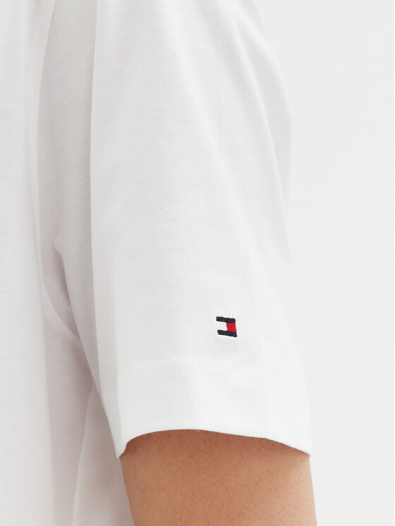 Tommy Hilfiger Tommy Hilfiger T-krekls WW0WW45525 Balts Relaxed Fit