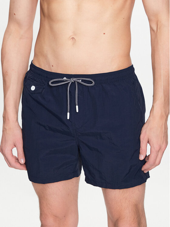 Brave Soul Pantaloni scurți pentru înot MSRT-PIER Bleumarin Regular Fit