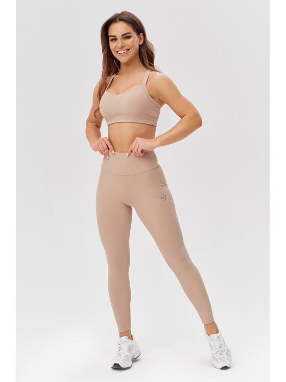 ROUGH RADICAL ROUGH RADICAL Legginsy WELLNESS LONG Beżowy Slim Fit