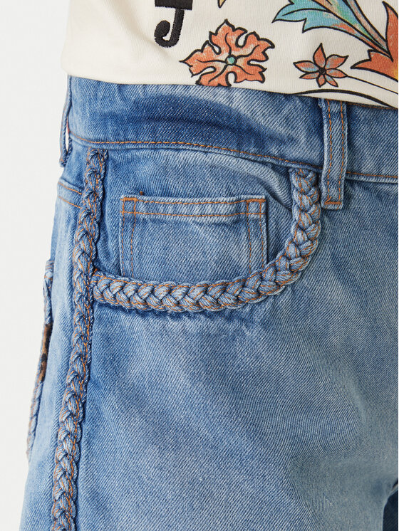 Just Cavalli Just Cavalli Farmer rövidnadrág 80PAD5S5 CDWCD Sötétkék Loose Fit