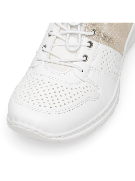 Rieker Rieker Sneakersy L3254-80 Bílá