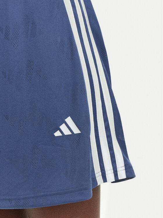 adidas adidas Mini sukně Stadium 3-Stripes Tennis Inspired Jacquard JV5632 Modrá Regular Fit