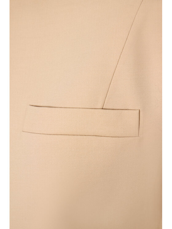 Epuzer Epuzer Marynarka Dune wool cropped Beżowy Standard Fit