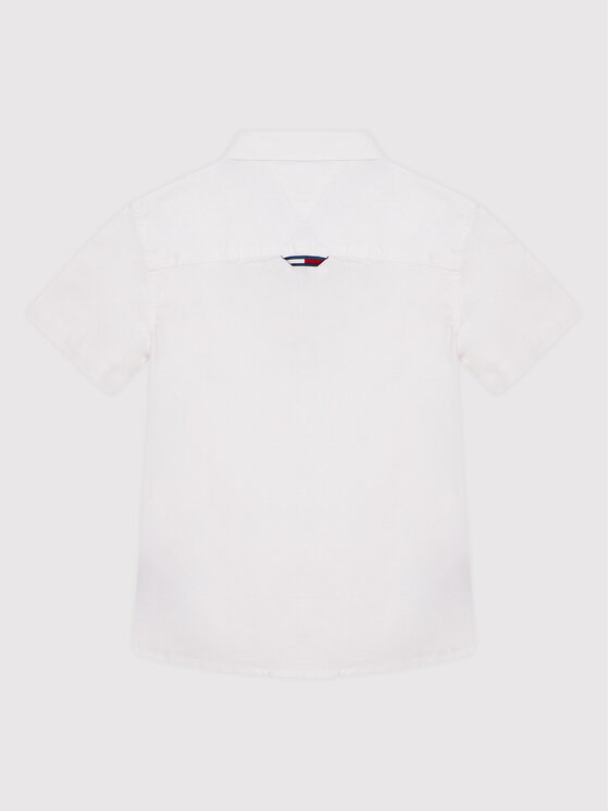 Tommy Hilfiger Tommy Hilfiger Camicia Oxford KB0KB07462 D Bianco Regular Fit