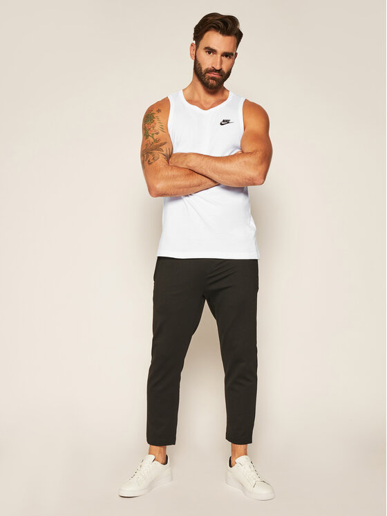 Nike Nike Майка Club BQ1260 Білий Standard Fit