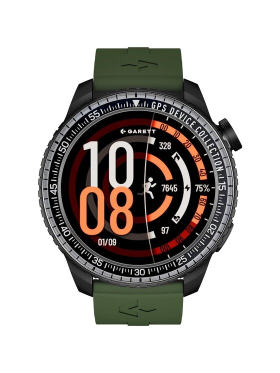 Garett Garett Zegarek 5904238487372-PAY-BLACK Czarny