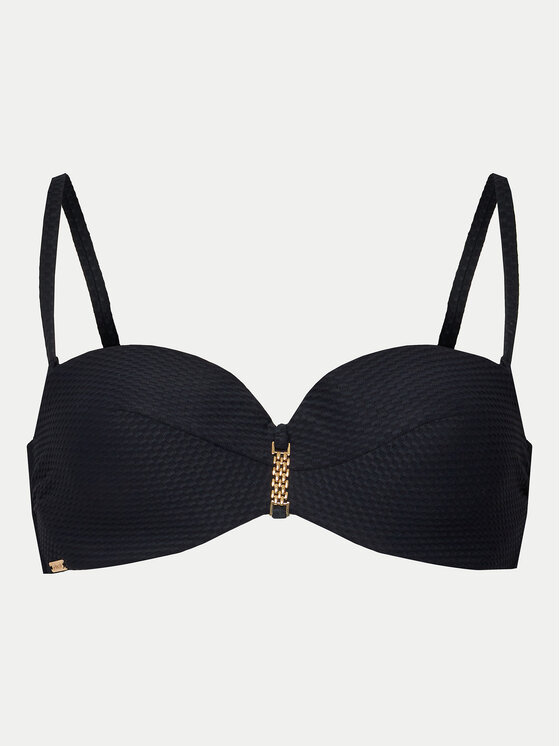 Selmark Selmark Góra od bikini BJ516 Czarny