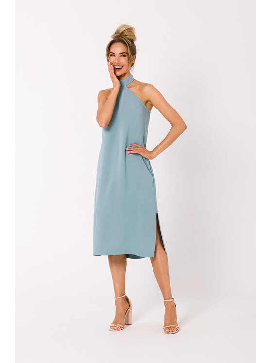 Made of Emotion Made of Emotion Vestito estivo M736 Grigio Premium Fit
