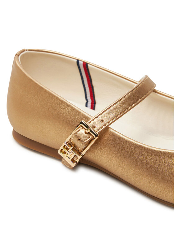 Tommy Hilfiger Tommy Hilfiger Balerinke Ballerina T3A3-33555-1372 S Zlatna