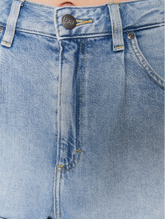 Lee Lee Szorty jeansowe L37QHLB20 112331418 Niebieski Relaxed Fit
