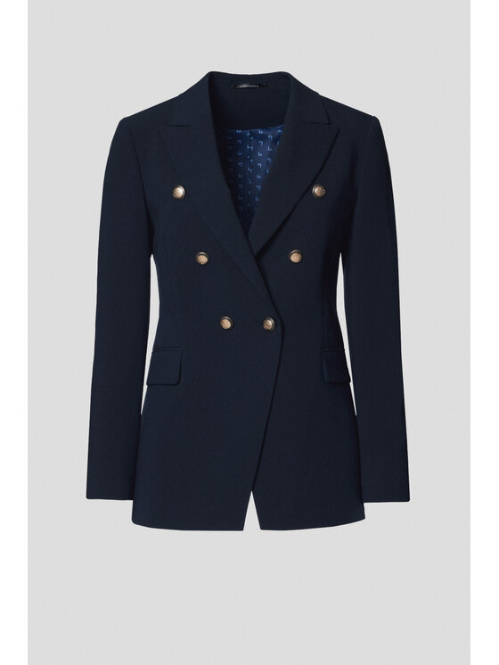 Lancerto Lancerto Marynarka Canes MA073125000011 Granatowy Slim Fit