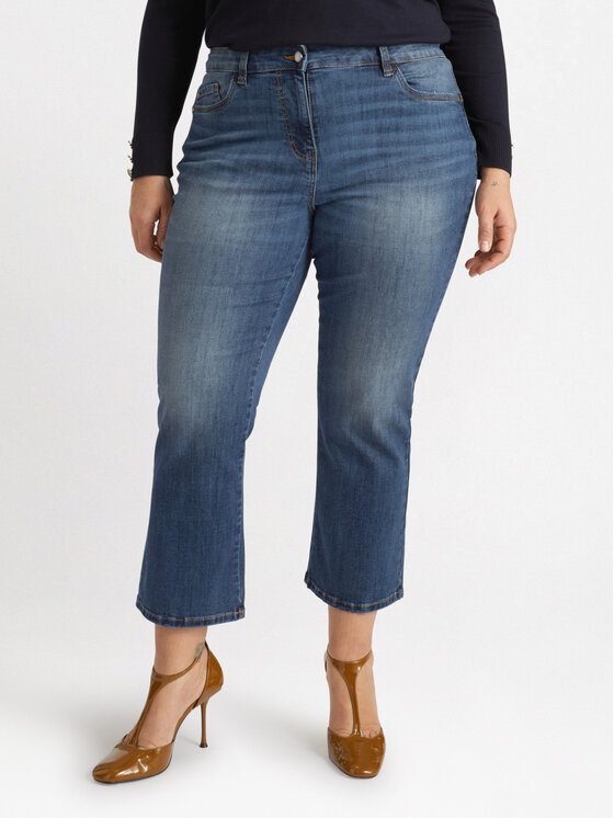 Fiorella Rubino Fiorella Rubino Jeans P549T004704N024 Turchese Cropp Fit