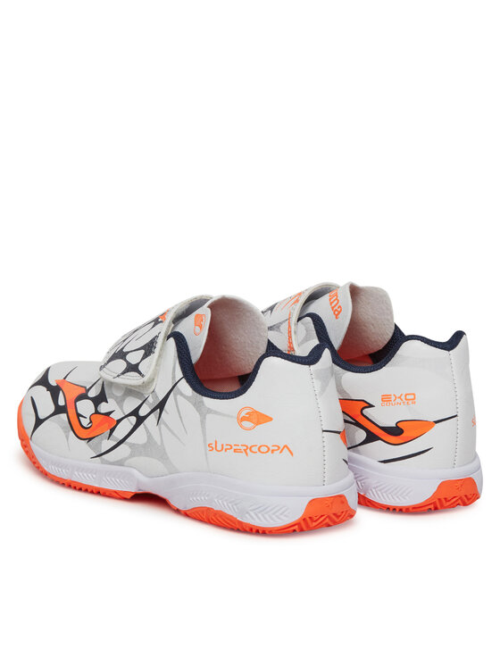 Joma Joma Ποδοσφαιρικά Παπούτσια Super Copa Jr 2502 SCJS2502INV Λευκό