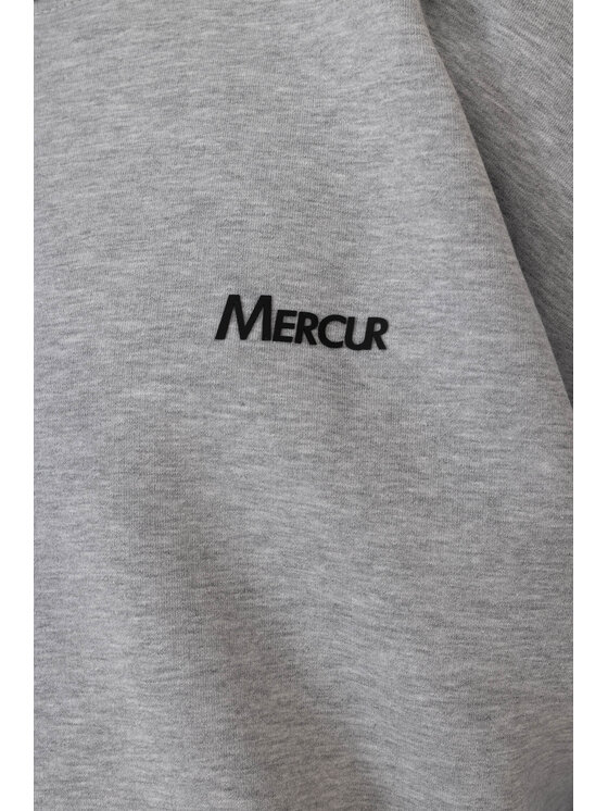 Mercur Mercur Bluza Basic Szary Comfort Fit
