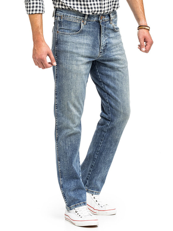 Wrangler Wrangler Jeansy TEXAS Niebieski Straight Fit