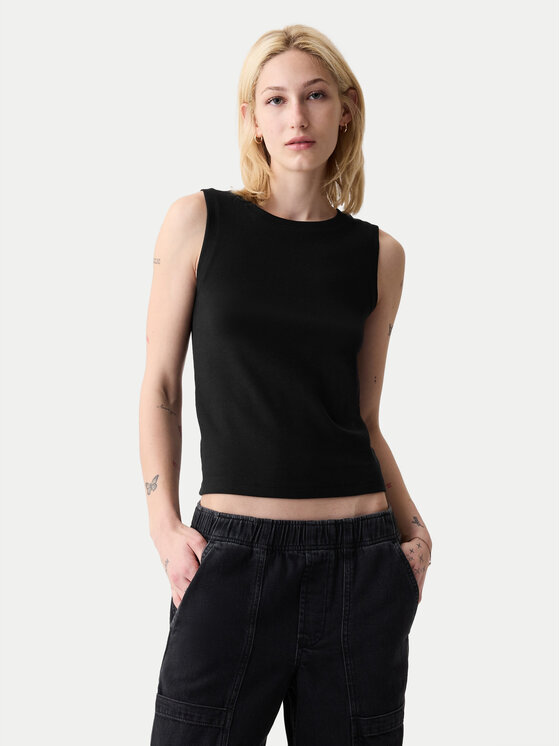 Gap Top 540735-01 Črna Slim Fit