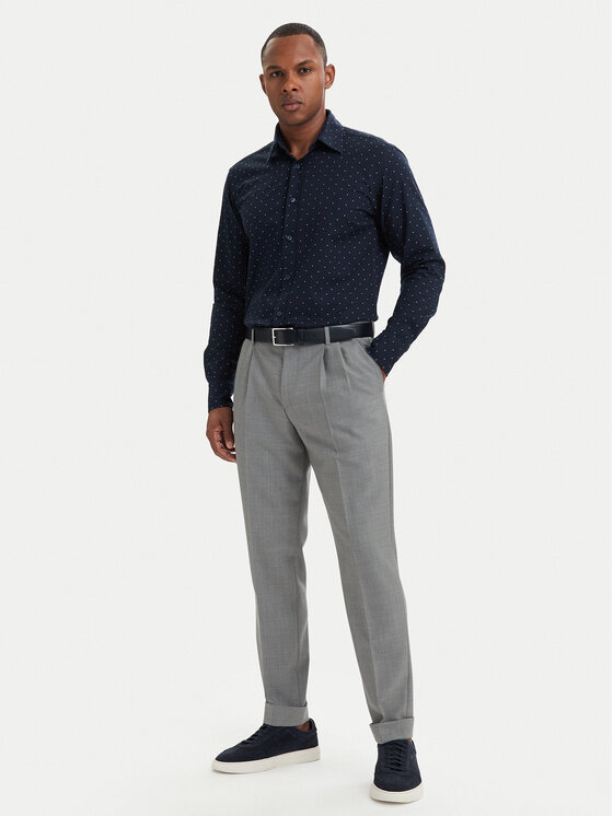 BOSS BOSS Košile Relegant_6_M 50565600 Tmavomodrá Regular Fit