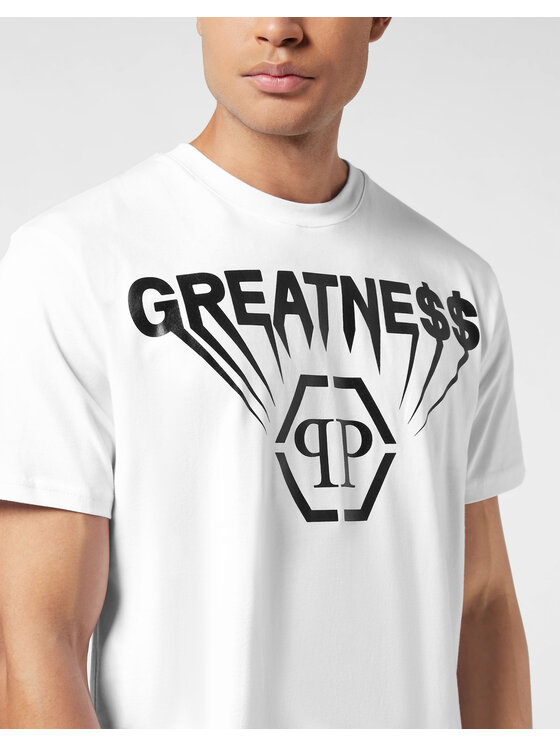 PHILIPP PLEIN PHILIPP PLEIN T-Shirt 26265 Biały Regular Fit