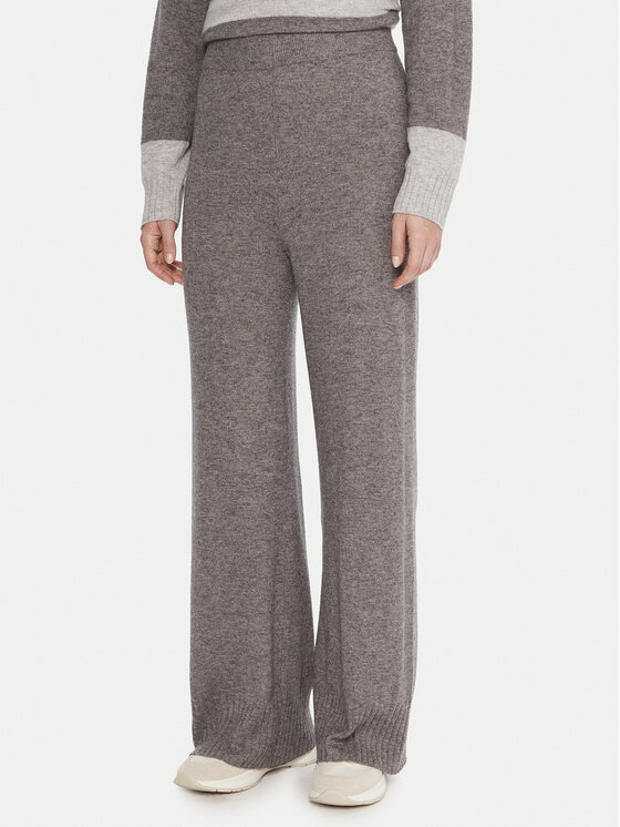 United Colors Of Benetton United Colors Of Benetton Pantaloni tricotați 102HDF00Z Gri Wide Leg