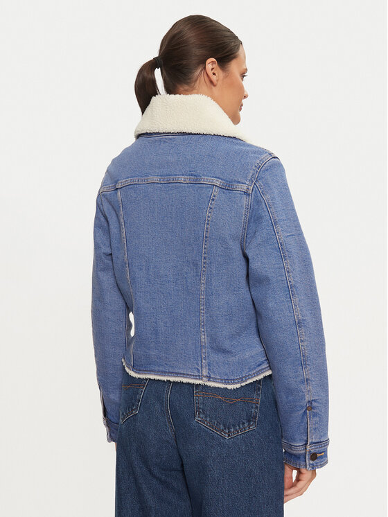 Wrangler Wrangler Traper jakna 112356629 Plava Regular Fit