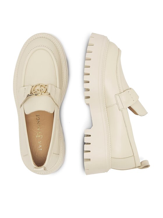 Eva Minge Eva Minge Loafers SARAH-8049 Μπεζ