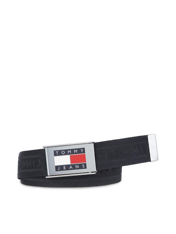 Curea pentru Bărbați Tommy Jeans Tjm Heritage Webbing 3.5 AM0AM12342 Negru