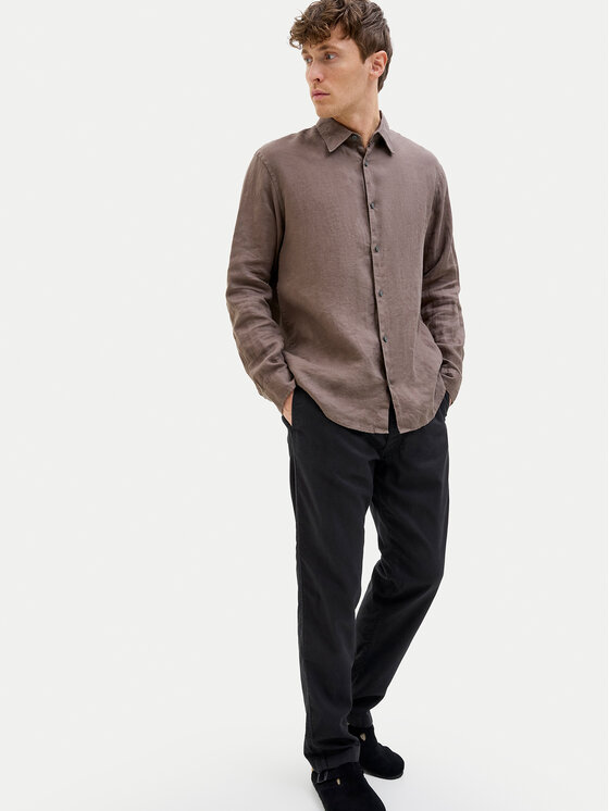 Jack & Jones Jack & Jones Bavlnené nohavice Kane 12274977 Čierna Relaxed Fit