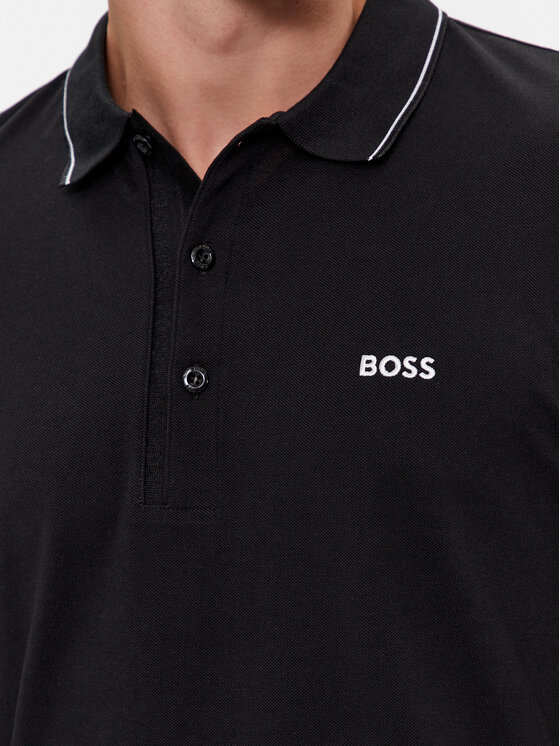 Boss Boss Polo Paule 4 50506195 Czarny Slim Fit
