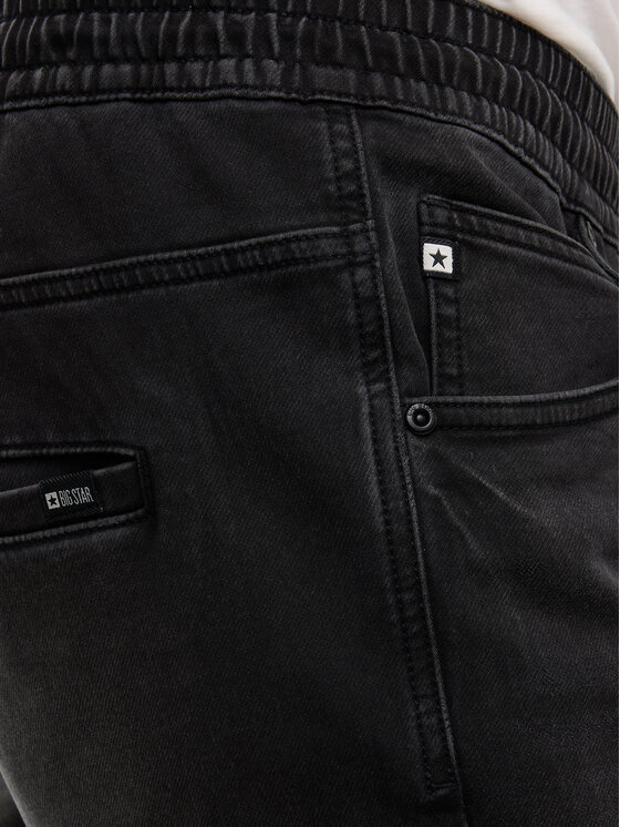BIG STAR BIG STAR Kurtka jeansowa PARKER Czarny Bermuda Fit