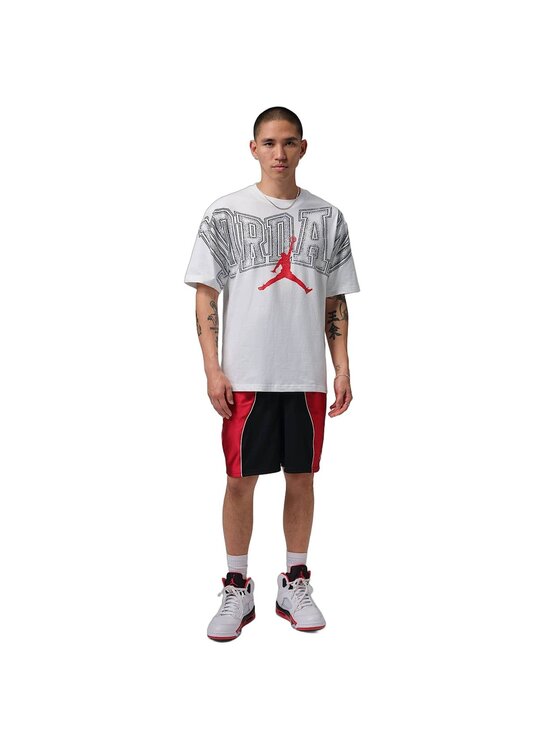Nike Nike T-Shirt M J NEW STRETCH GFX SS CREW IQ0708-100 Biały Regular Fit