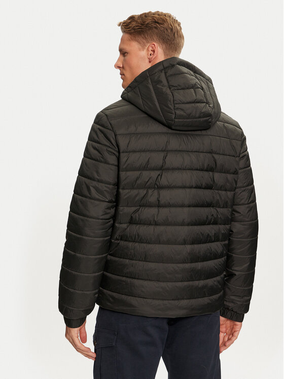 HUGO Hugo Vatovaná bunda Brent2441 50518785 Černá Regular Fit